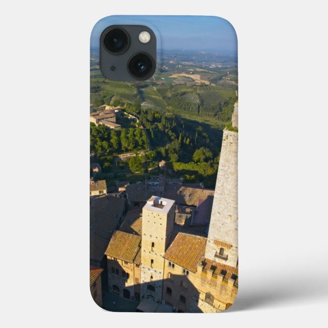 Coques Case-Mate iPhone Vue De Tour, San Gimignano, Sienne, Toscane (Verso)