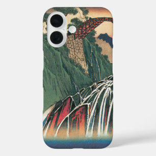 Coque Pour iPhone 16 Vue du pont sur la rivière Ina, Nojiri par Hiroshi
