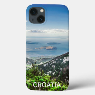 Case-Mate iPhone Case Vue sur la mer depuis les montagnes en Croatie
