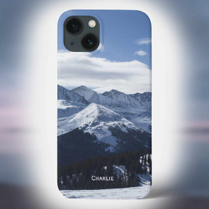 Case-Mate iPhone Case Vue sur les Alpes. Ajouter un nom à personnaliser