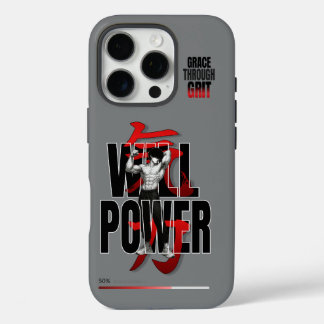Coques iPhone 16 Pro VYTROS "WILLPOWER" Fitness esthétique