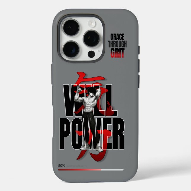 Coques Case-Mate iPhone VYTROS "WILLPOWER" Fitness esthétique (Verso)