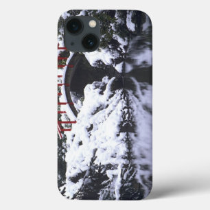 iPhone 13 Case WA, Seattle, Pont de lune et étang après l'hiver 2