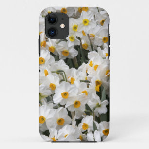 Coque iPhone 11 WA, vallée de Skagit, motif de jonquilles