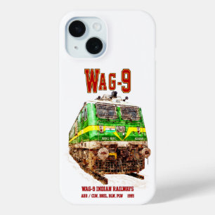 Coque Pour iPhone 15 WAG-9 Locomotive. Train de marchandises des chemin