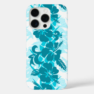 Coques iPhone 16 Pro Waikoloa Hibiscus hawaïen Turquoise floral