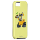 WALL-E robot triste tenant plante