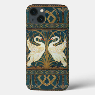 Coques Pour iPhone Walter Crane Swan, Rush And Iris Art Nouveau