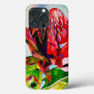 Case-Mate iPhone Case Waratah fleur australienne native aquarelle