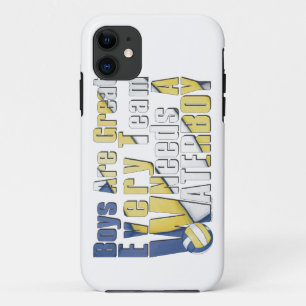 Coque Case-Mate Pour iPhone Waterboy Volleball en bleu et jaune