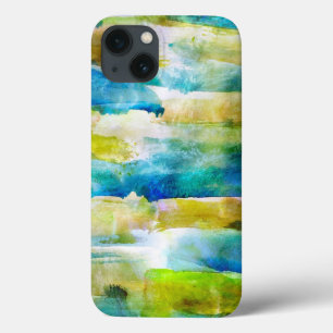 Coques Pour iPhone Watercolor abstract green