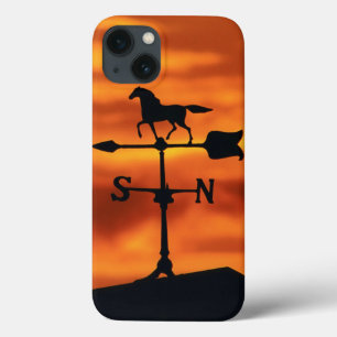 Etui iPhone 13 Weather Vane at Sunset