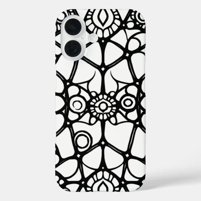 Coques Case-Mate iPhone Web of Wonder : Un Doodle fascinant (Verso)