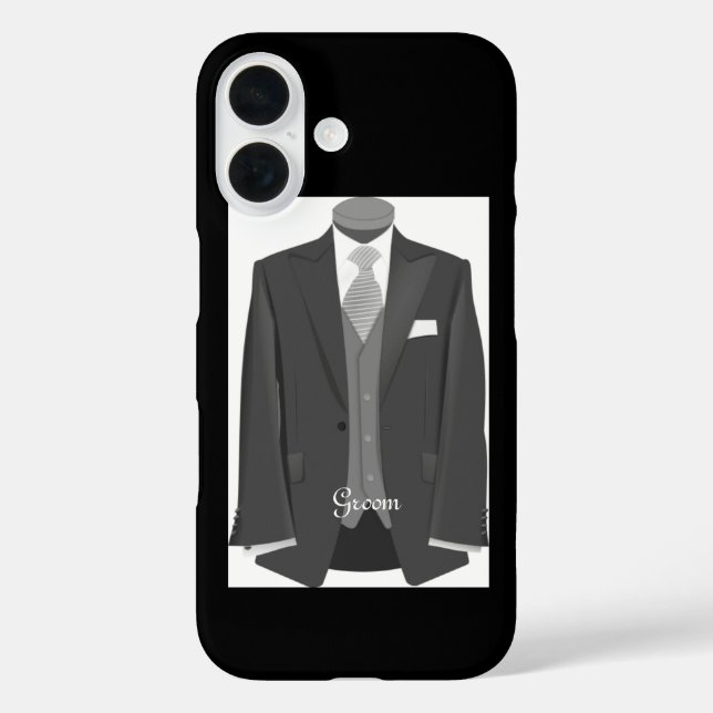 Coques Case-Mate iPhone Wedding Tuxedo Groom  (Verso)
