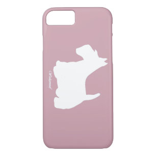 Coque Case-Mate Pour iPhone Wedgewof Scottish Terrier Pink