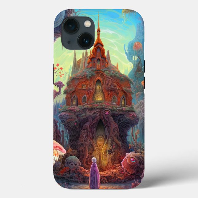 Coques Case-Mate iPhone Weight Déplaisant House Surreal Art (Verso)