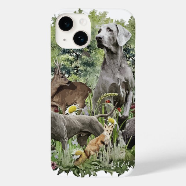 Coques Case-Mate iPhone Weimaraner (Verso)