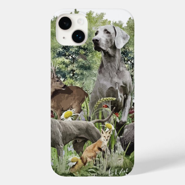 Coques Case-Mate iPhone Weimaraner (Verso)