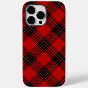 Coque Pour Pour iPhone 14 Pro Max Wemyss tartan rouge noir plaid