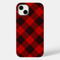 Wemyss tartan rouge noir plaid