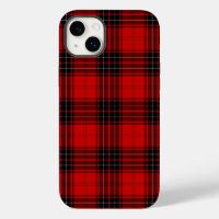 Wemyss tartan rouge noir plaid