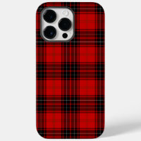 Wemyss tartan rouge noir plaid