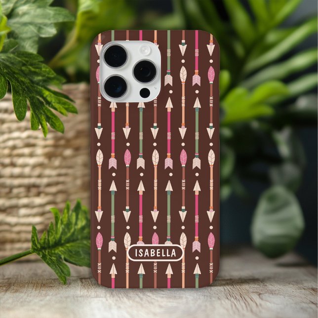Coques Case-Mate iPhone Western Boho Arrows Desert Cowgirl personnalisée (Créateur téléchargé)