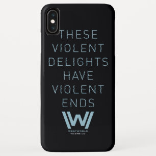Case-Mate iPhone Case Westworld Citation de typographie "Plaisirs viol
