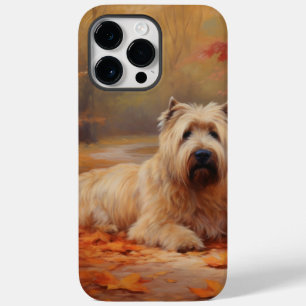Coque Pour Pour iPhone 14 Pro Max Wheaten Terrier dans les feuilles d'automne automn