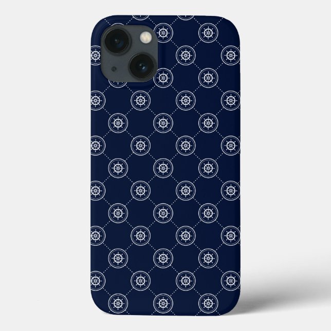 Coques Case-Mate iPhone Wheel Pattern de capitaines (Verso)