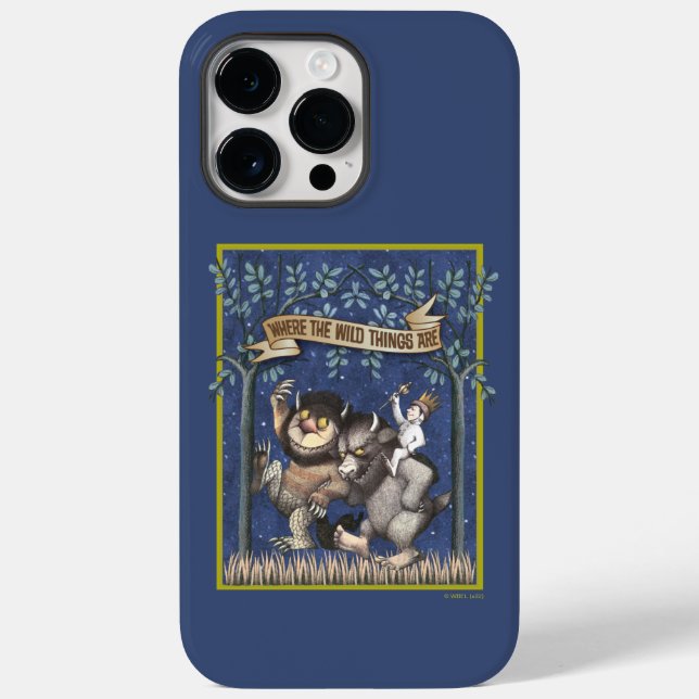 Coques Case-Mate iPhone Where the Wild Things Are Graphique (Verso)
