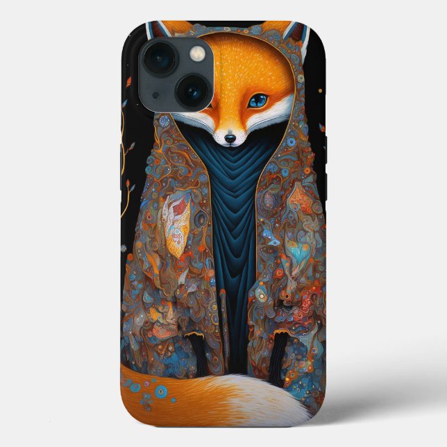 Coques Case-Mate iPhone Whimsical Fox Woodland Imaginaire Art Coque-Mate i (Verso)