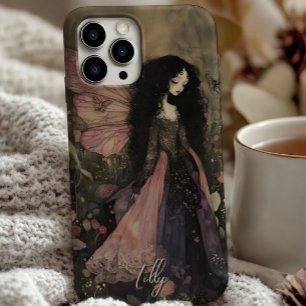 Coque iPhone 15 Mini Whimsical Gothique Fairy Imaginaire foncé Personna