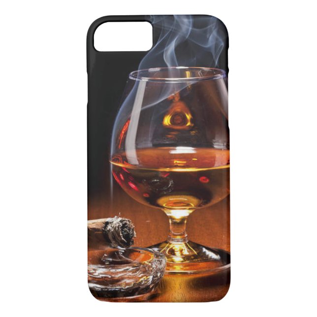 Coques Case-Mate iPhone Whiskey et cigare (Dos)