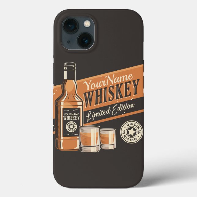 Coques Case-Mate iPhone Whiskey Liquor Bottle Western Bar (Verso)