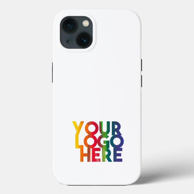 Coques Case-Mate iPhone White Simple Business Logo Company (Verso)