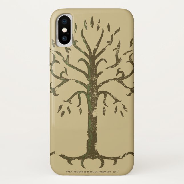 Coques Case-Mate iPhone White Tree of Gondor (Dos)