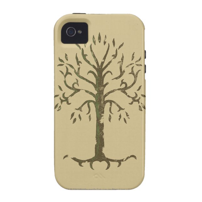 Coques Case-Mate iPhone White Tree of Gondor (Dos)