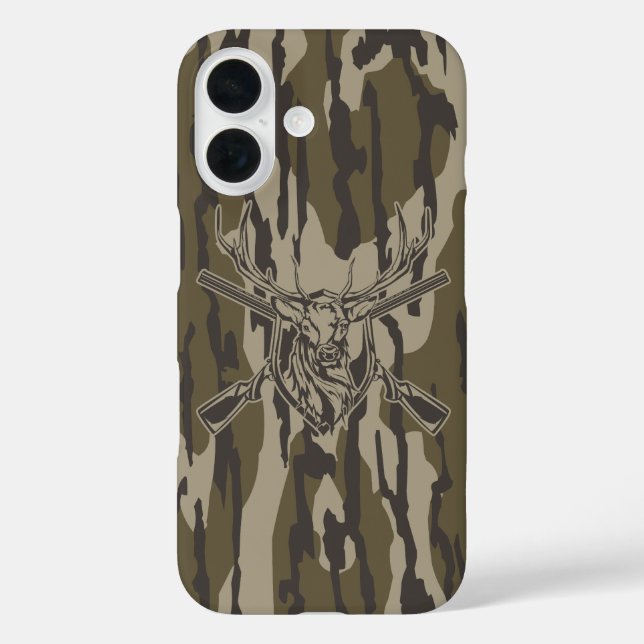 Coques Case-Mate iPhone Whitetail Deer Bottomland Camo Chasse Rifle Botto (Verso)