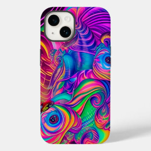 Coque Pour iPhone 14 Wild brillant funky trippy artsy amusant cool créa