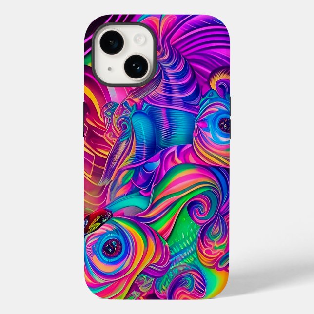 Coques Case-Mate iPhone Wild brillant funky trippy artsy amusant cool créa (Verso)