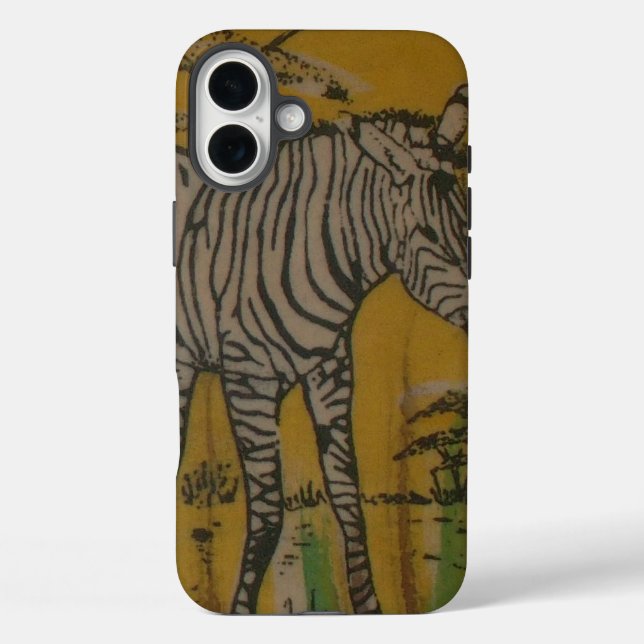 Coques Case-Mate iPhone Wild Life Kenya African Safari Zebra (Verso)