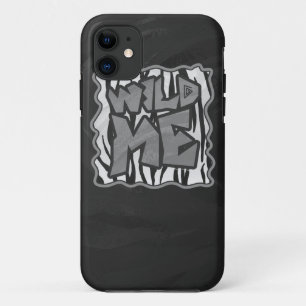 Coques Pour iPhone Wild Me Tiger noir et blanc
