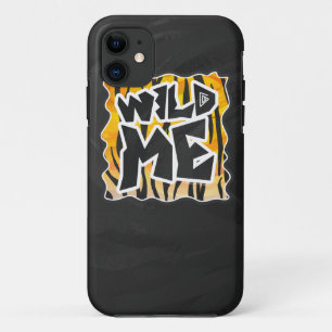 Coque iPhone 11 Wild Me Tiger orange et noir