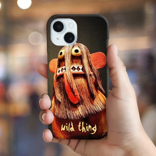Coque Pour iPhone 15 Wild Thing Poupée Kachina Visage photo mignon Amus