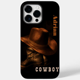 Coque Pour Pour iPhone 14 Pro Max wild west cowboy boot casquette personnalisé