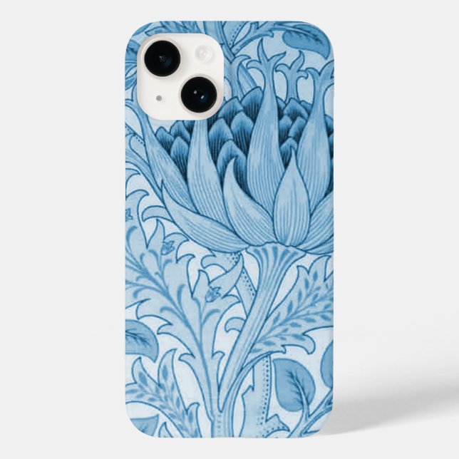 Coques Case-Mate iPhone William Morris Artichoke Sky Blue (Verso)