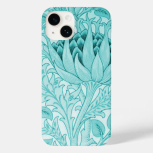 Coque Pour iPhone 14 William Morris Artichoke Turquoise