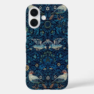 Coque Pour iPhone 16 William Morris Blue Birds Tapestry Classic
