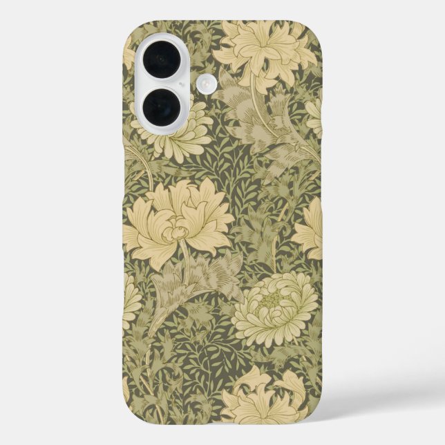 Coques Case-Mate iPhone William Morris Chrysanthemum Fleur d'âge (Verso)